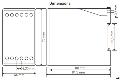 Digitální nadproudové relé s 3×3místným LED displejem TRM-100