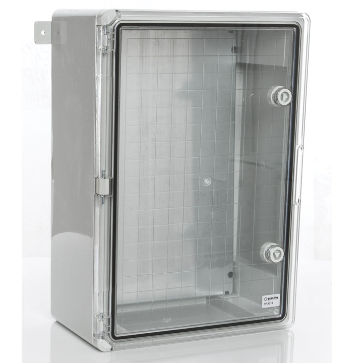 Rozvaděč plastové průhledné dveře 350x500x190mm IP65 PP3016