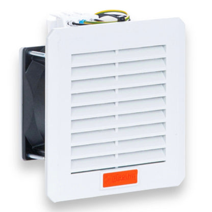 Ventilátor s filtrem + šruboba svorka, 30 (41) m3/h, 120x120,  230V 50/60Hz IP54 PTF1000T Plastim