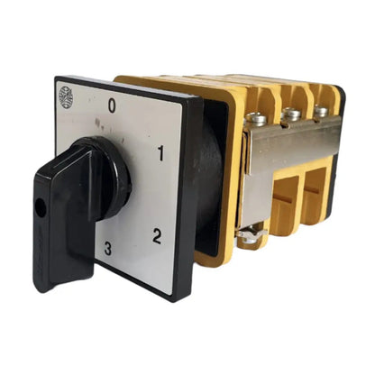 Krokový spínač 0-1-2-3-4 stupňový otočný přepínač , 1-2 póly, 10-160A