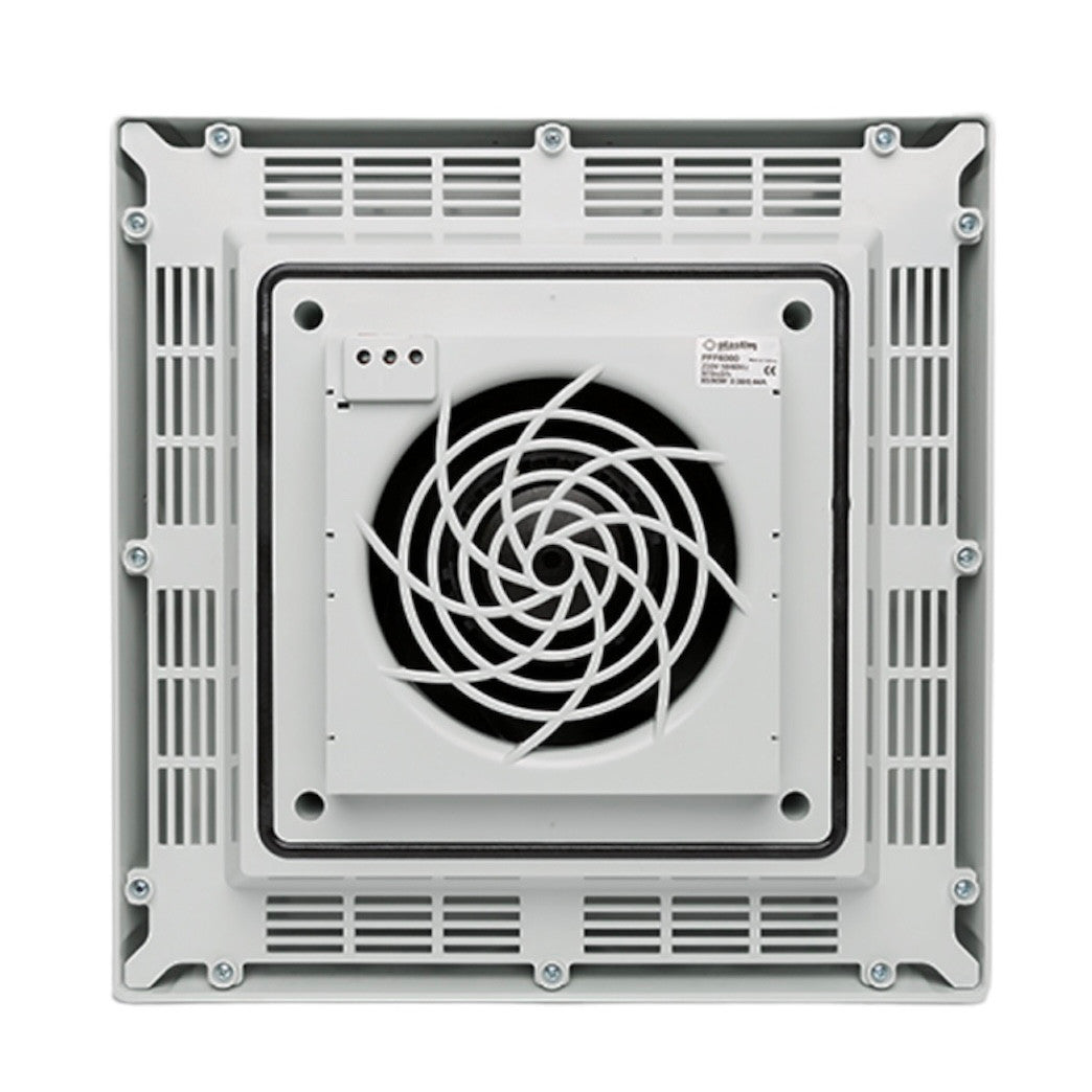 Ventilátor střešní, rozváděčový, 560m3/h, 230VAC, 364x364x107mm, IP54, PTS5500