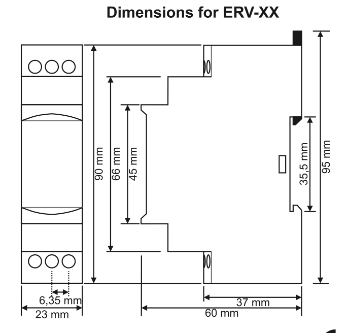 Zpožďovací časové relé / ON-DELAY 24 V/AC/DC, 230 V/AC 3 / 12 / 30 / 60 sec/min