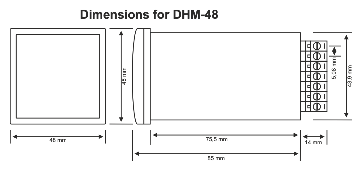Počítadlo provozních hodin digitální s LCD displejem 230VAC