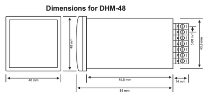 Počítadlo provozních hodin digitální s LCD displejem 230VAC
