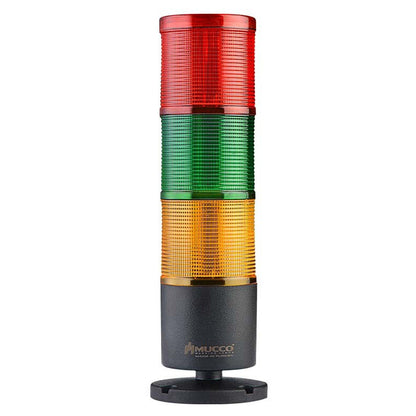 Třívrstvý sloupek/LED maják s bzučákem pro povrchovou montáž