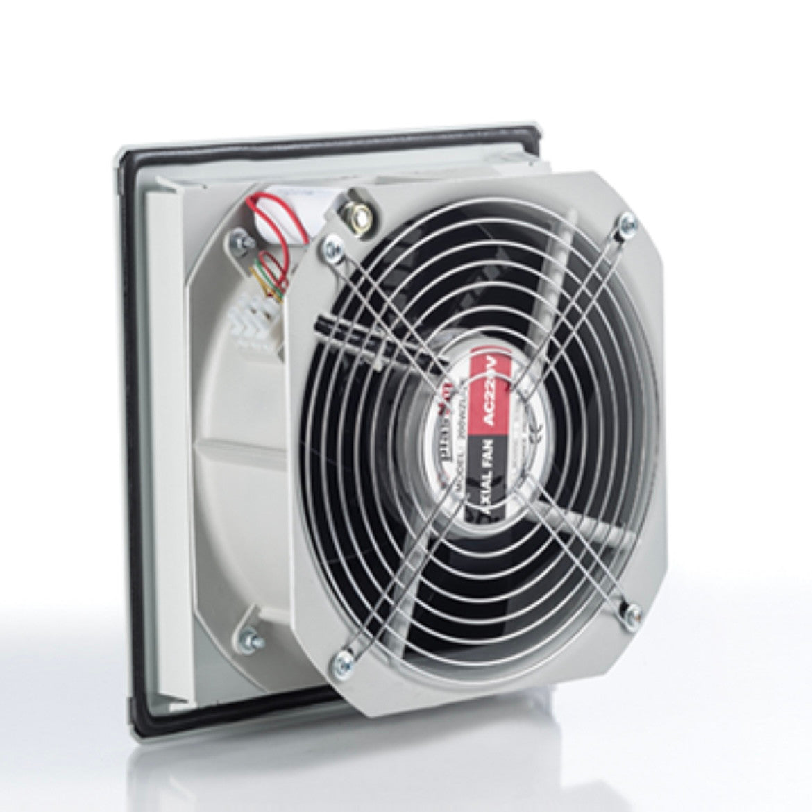 Ventilátor s filtrem, 650 (900) m3/h, 260x260, 230V 50/60Hz IP54 PTF4500 Plastim