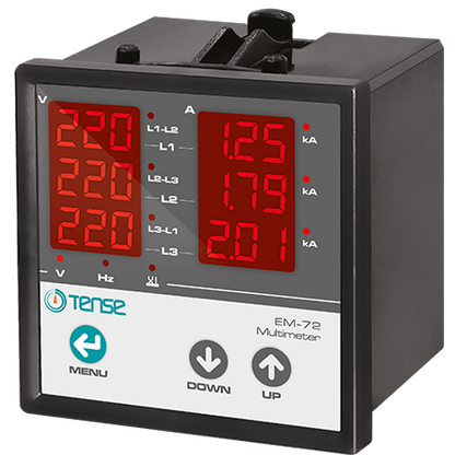 3-fázové digitální panelové měřiče Multimetr proudu Napětí Indikátor frekvence