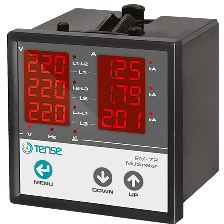3-fázové digitální panelové měřiče Multimetr proudu Napětí Indikátor frekvence