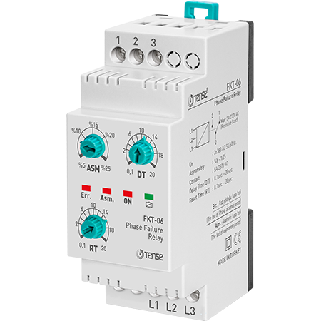 Třífázové monitorovací /ochranné relé pro kontrolu fází výpadek/asym/pře-pompětí
