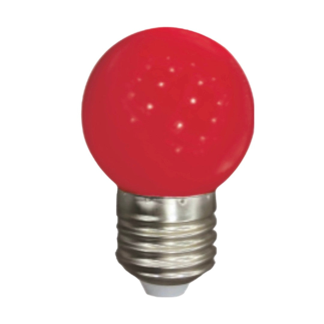 Barevná led žárovka e27 1w / 90lm