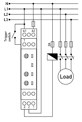 Multifunkční časové relé čas.rozsah: 0.1 s - 30 h 12V-240V AC/DC