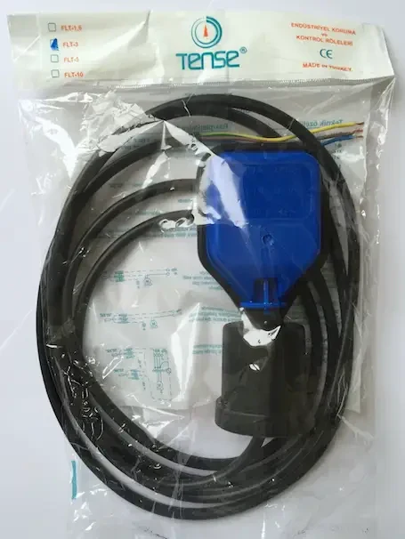 Hladinový spínač plovákový pro čistou vodu (plnění, vypouštění), NO+NC, PVC