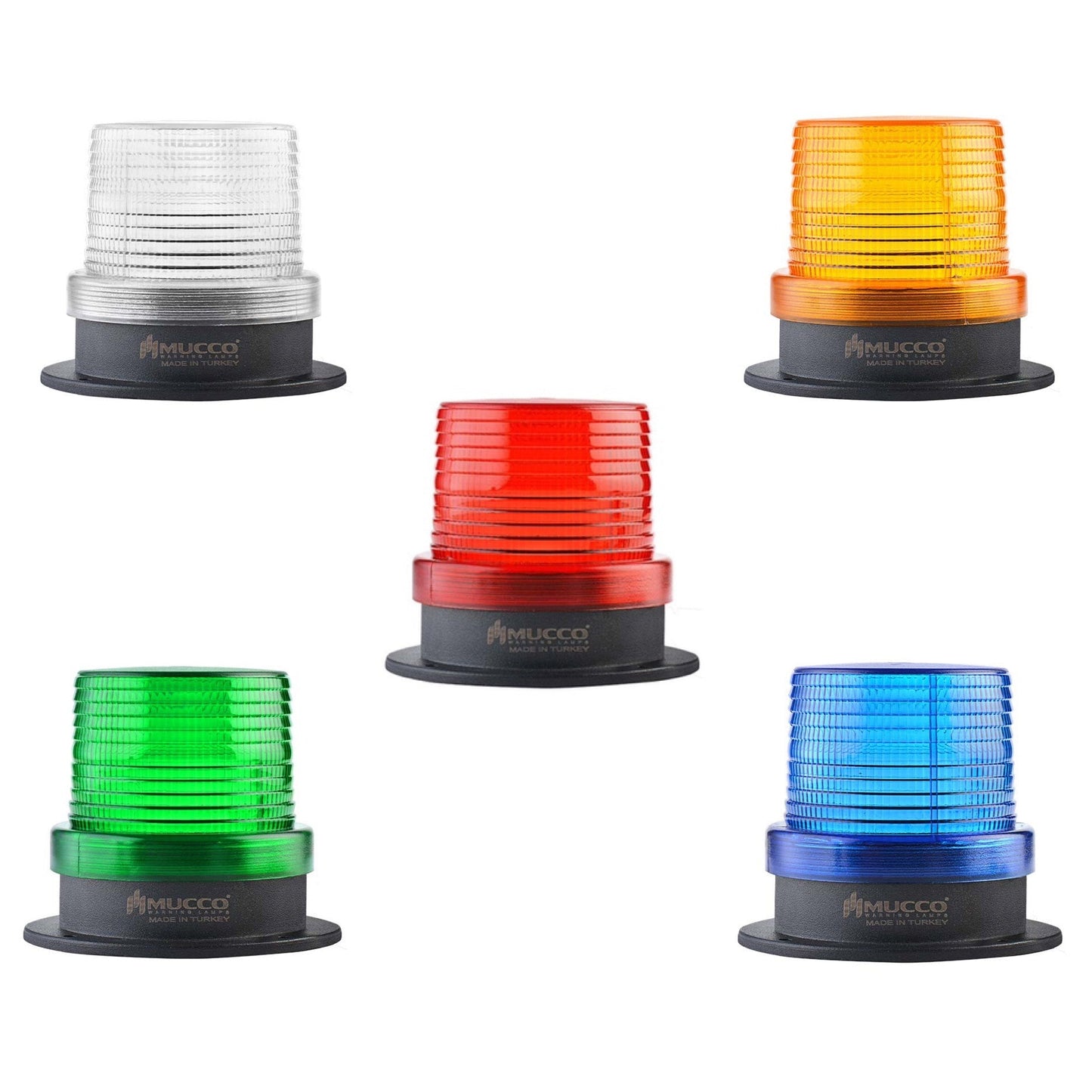 signální maják rotační s bzučákem, ø90mm, 85-250V AC/DC