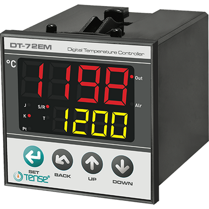 Mikroprocesorový PID regulátor teploty do panelu Relé + SSR výstup až 1750°C