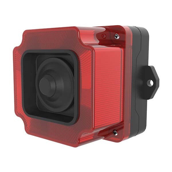 Těžká siréna/houkačka (7 tónů) s červeným stroboskopickým světlem 85-260 V