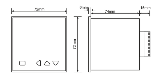 Elektronické počítadlo pulzů / Počítadlo impulzov + -