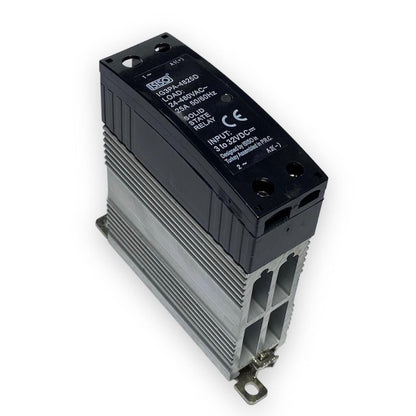 DC-AC elektronické jednofázové polovodičové relé SSR spínací kontakt 25A, 40A