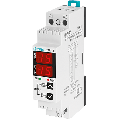Časovač na DIN lištu digitální 24h 230 V/AC 16A/250V/4000VA astronomické spínace