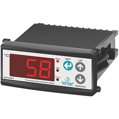 Regulátor termostat teploty pro montáž do panelu ON - OFF s externím čidlem