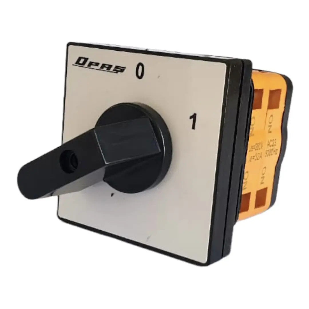 2NC - 2NO  vačkový spínač (0-1), 10-63A