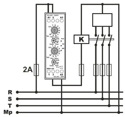 Asymetrický cyklovač / Časové cyklické relé se dvěma displeji -12VDC,230VAC