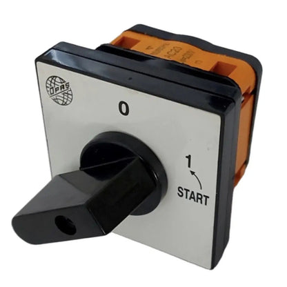 START CAM SWITCH  Otčný přepínač (0-1-START), 1,3- pólů, 10-32A