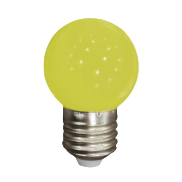 Barevná led žárovka e27 1w / 90lm