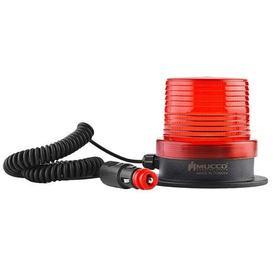 Signální maják s magnetickou základnou se zástrčkou do zapalovače cigaret