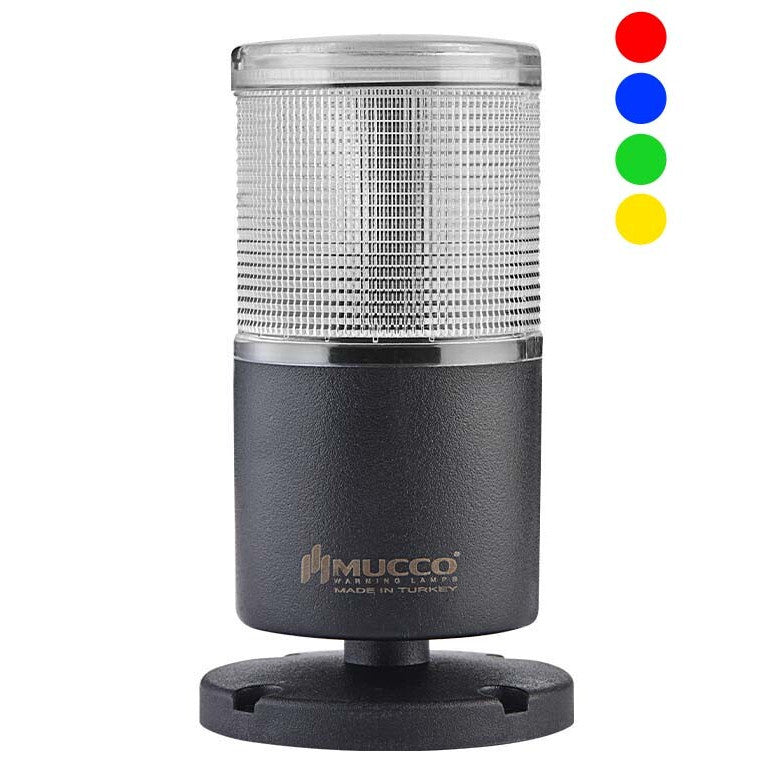 Sloupek RGB s bzučákem / Signální maják pro povrchovou montáž