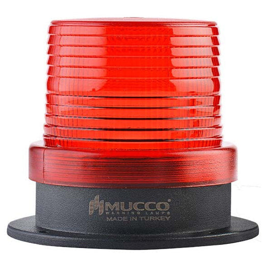 signální maják rotační s bzučákem, ø90mm, 85-250V AC/DC