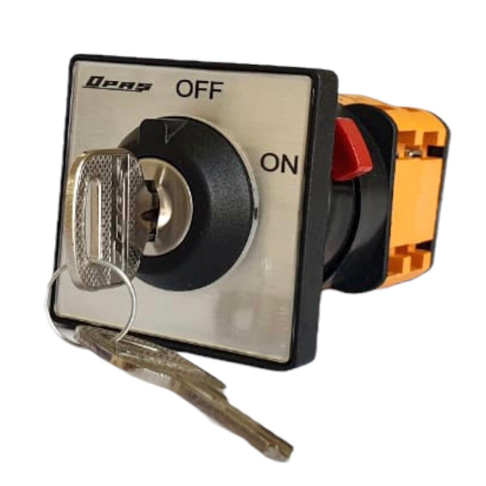 Klíčový otočný přepínač ovládaný klíčem vačkový 0-1 ZAP / VYP vypínač se zámkem