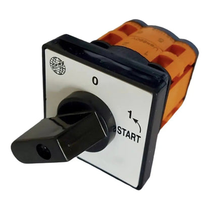 START CAM SWITCH  Otčný přepínač (0-1-START), 1,3- pólů, 10-32A