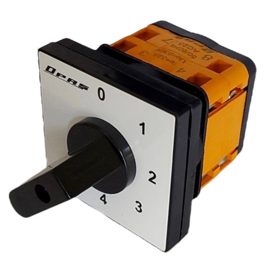 Komutátorový skupinový 0-1-2-3-4 stupňový krokovy přepínač vačkový paketový