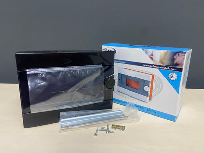 ARS Modulární rozváděč 16 MOD (16 pojistek, 2x8), rozvodná skříň pod omítku plastová, průhledná dvířka IP40, 342598