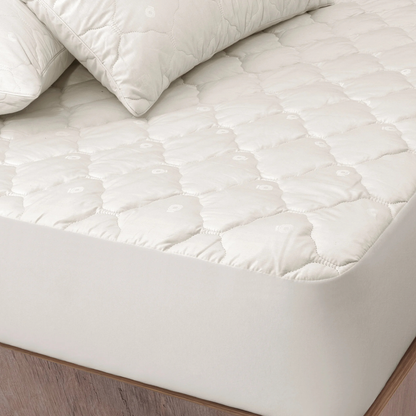 Chránič matrace Vilnawashed, S výplní z vlny, zimní, 160x200 cm