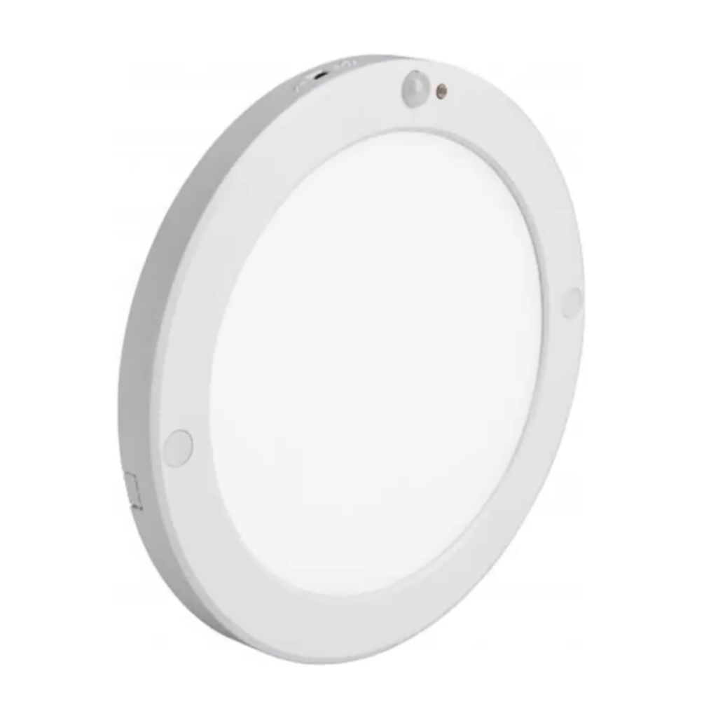 Slim LED 20W Tenké stropní svítidlo plafoniera s pohybovým čidlem PIR  kruhové studená bílá / 6500K YL14-1810