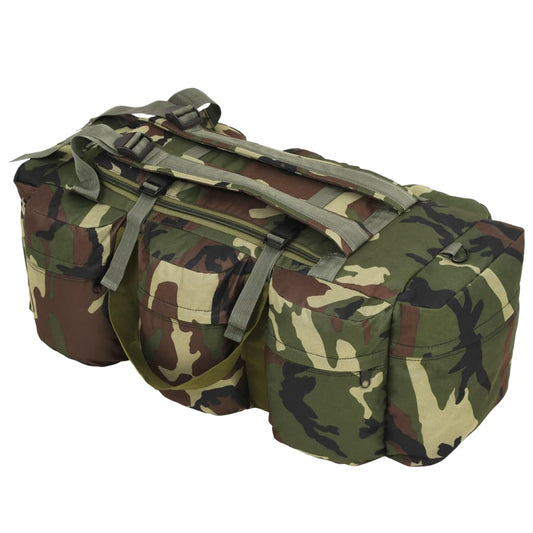 Sportovní taška 3 v 1 army styl 90 l maskáčová