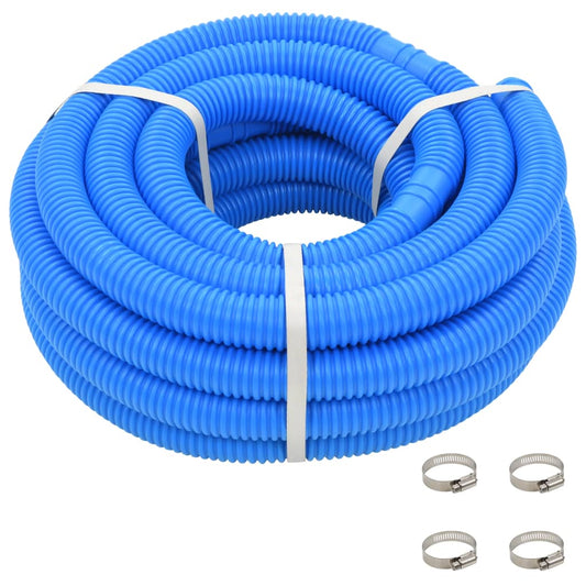 Bazénová hadice se svorkami modrá 38 mm 12 m
