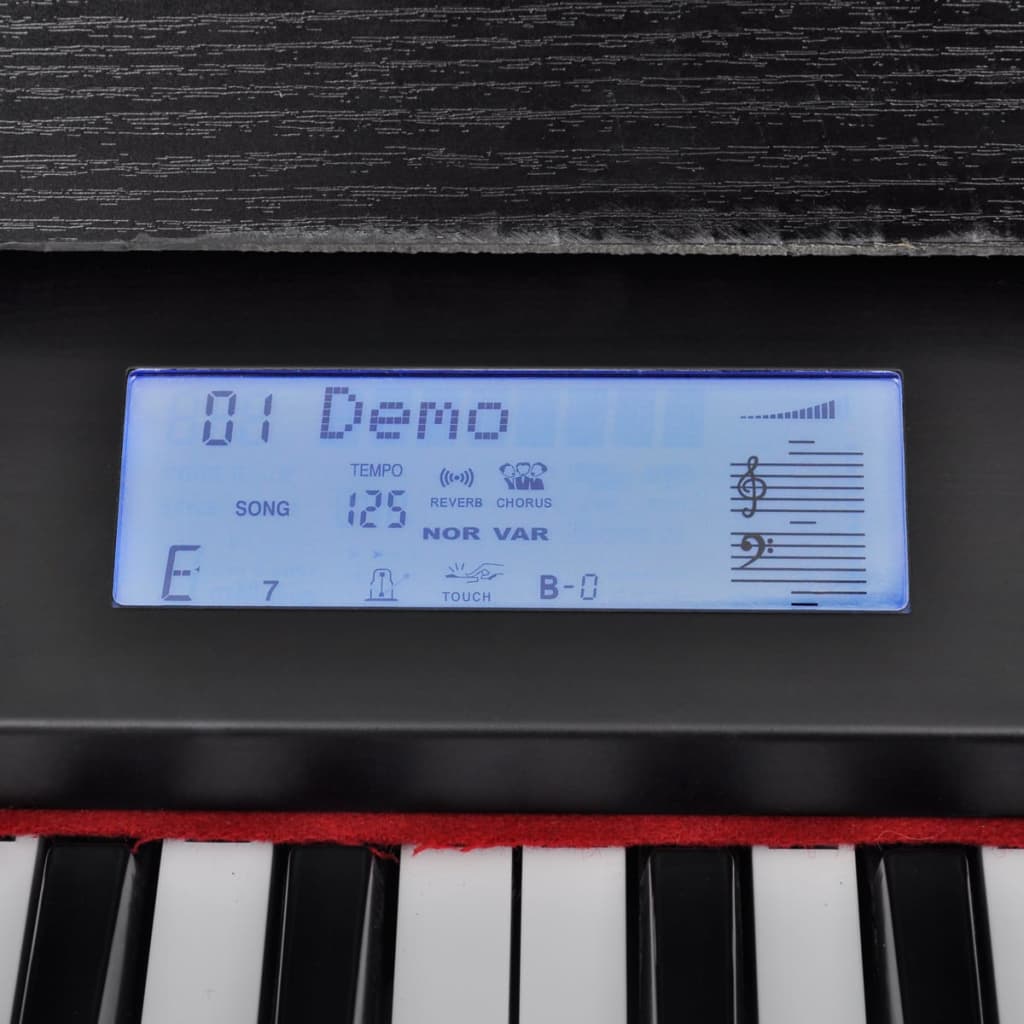 Elektronické digitální piano s 88 klávesami a stojánkem