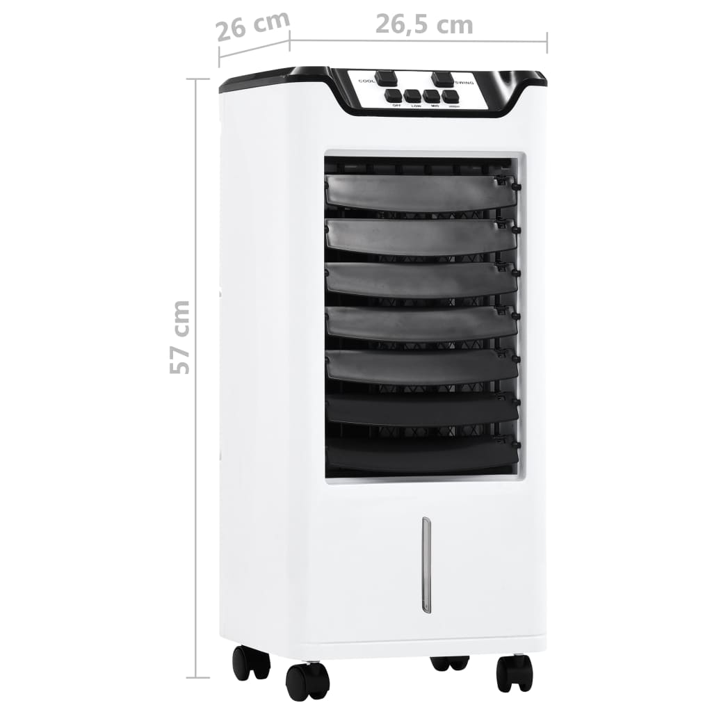 Mobilní ochlazovač vzduchu zvlhčovač čistič 3 v 1 60 W