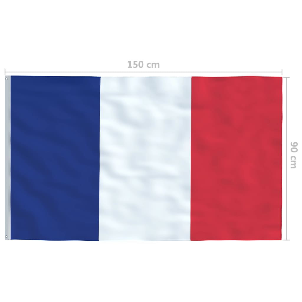 Francouzská vlajka 90 x 150 cm