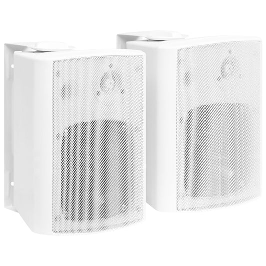 Nástěnné stereo reproduktory 2 ks bílé interiér exteriér 100 W
