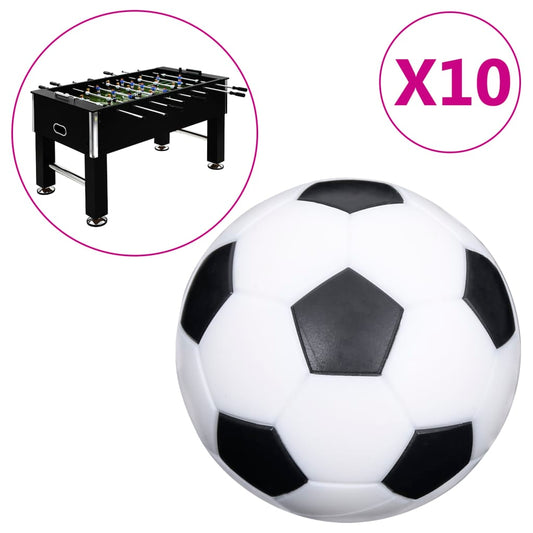 Míčky pro stolní fotbal 10 ks 32 mm ABS