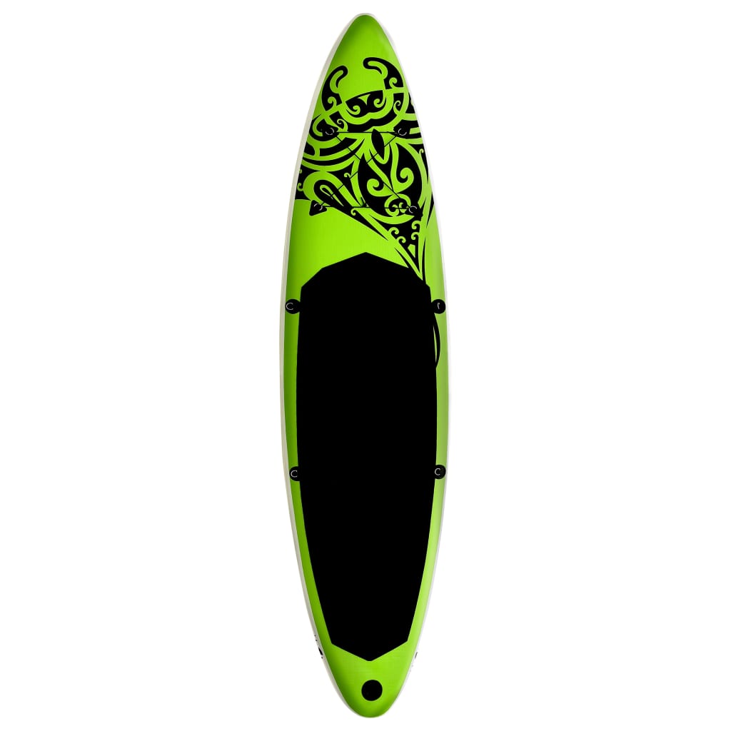 Nafukovací SUP paddleboard 305 x 76 x 15 cm zelený