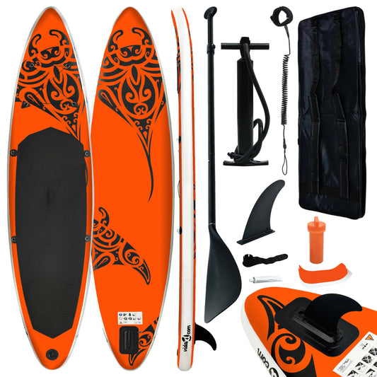 Nafukovací SUP paddleboard a příslušenství 305x76x15cm oranžový