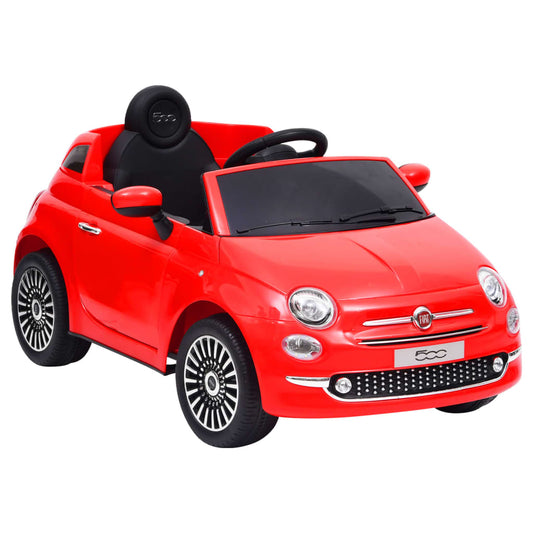 Dětské elektrické auto Fiat 500 červené