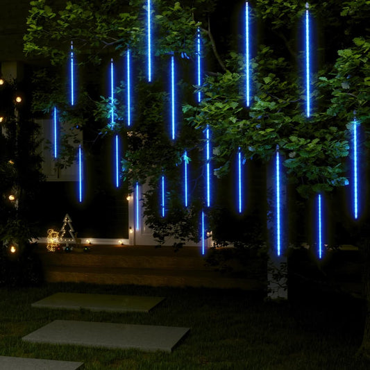 Padající světla 20 ks 50 cm modrá 720 LED dovnitř i ven