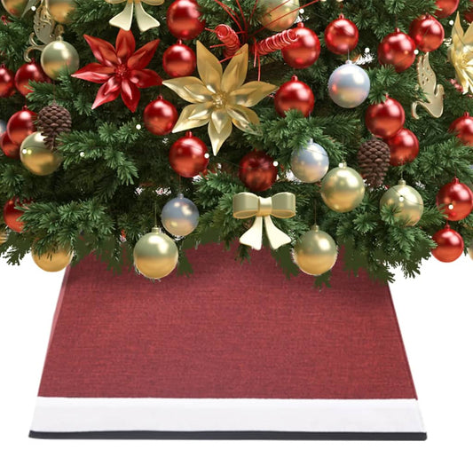 Podložka pod vánoční stromek červená a bílá  48 x 48 x 25 cm