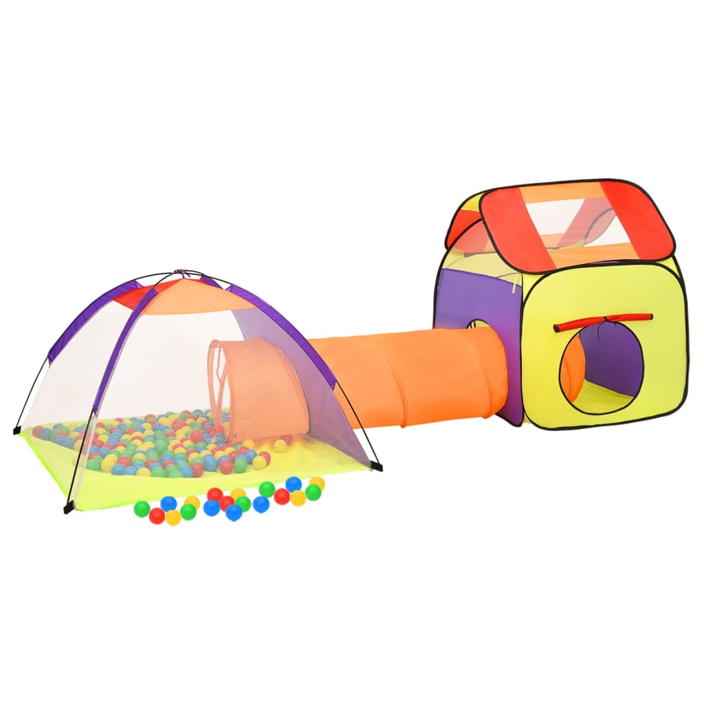 Dětský stan na hraní vícebarevný 338 x 123 x 111 cm