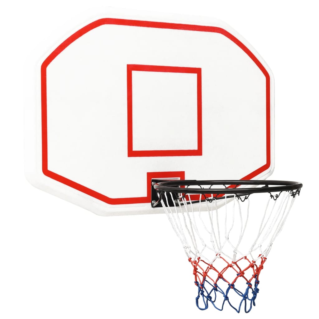 Basketbalový koš bílý 109 x 71 x 3 cm polyethylen